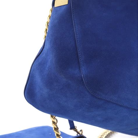 celine gourmette suede bag